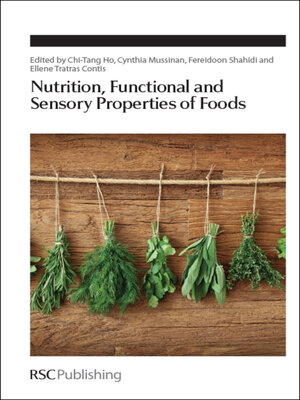 cover image of Nutrition, Functional and Sensory Properties of Foods
